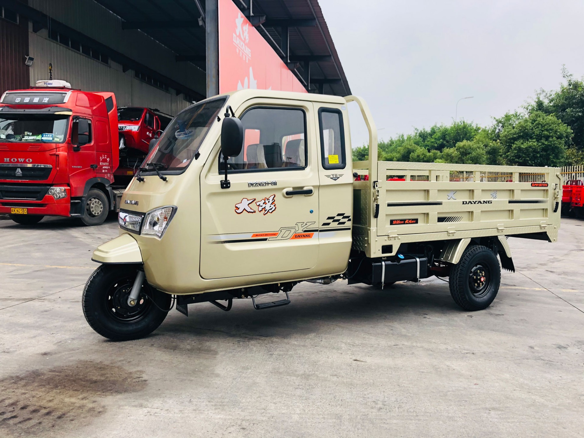 800cc Popular Model Three Wheel Cargo Tricycle Max Champagne Body for Well Sell Dayang