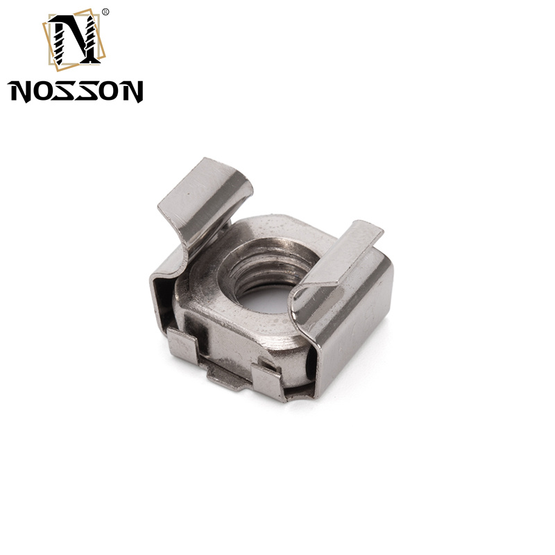 Chrome Plated M4 M6 Zinc Cage Nut with Screw ISO Standard Plain Finish 304 Stainless Steel