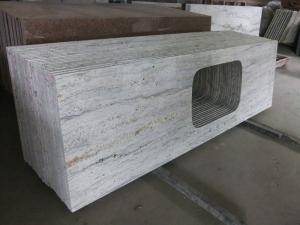 Quality Gray Thick Stone Slab Countertop Stone Vanity Tops 108&quot; X 25.5&quot; X 2&quot; Size wholesale