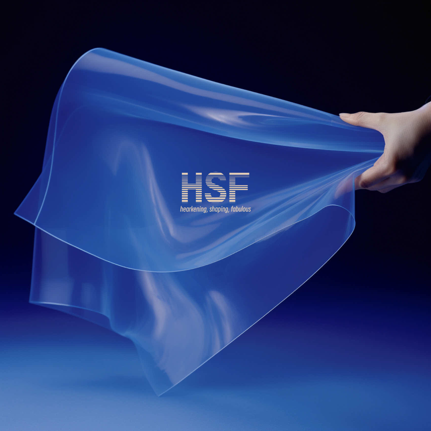 50 Micron Translucent Blue PET Release Coating Polyester Film