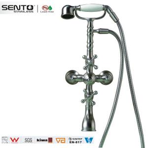 Quality stainless steel bathtub faucet phone faucet for Bthroom design wholesale