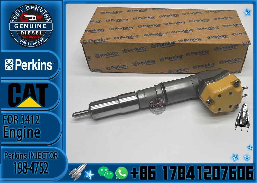 1734059 1747527 Excavator Spare Parts diesel fuel injector 2321173 173-4059 174-7527 198-4752 for CAT 3408 3412 E Diesel