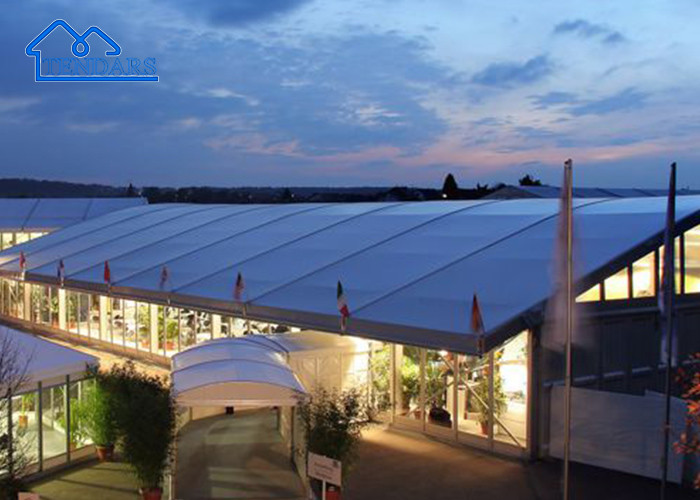 500 People Arch Shape Roof Catering Big Dome Arcum Tent Building Hall For Outdoor Banquet Event