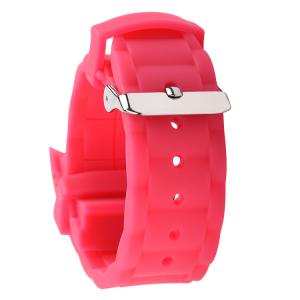 Quality Unisex Silicone Rubber Watch Strap Bands Curved End 20mm wholesale