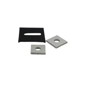 Quality Aluminum Square Plate Washer Flat Head Design M12 Square Washers wholesale