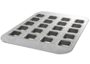 Quality RK Bakeware China-Mackies 42865 24 Cup 2.2 oz. Glazed Aluminized Steel Specialty Brownie Bite Pan wholesale