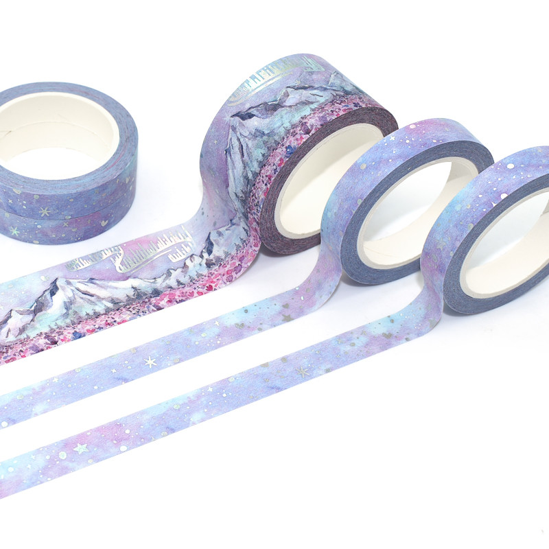 Decoration 294mm Washi Paper Masking Tape 200m For Bullet Journals