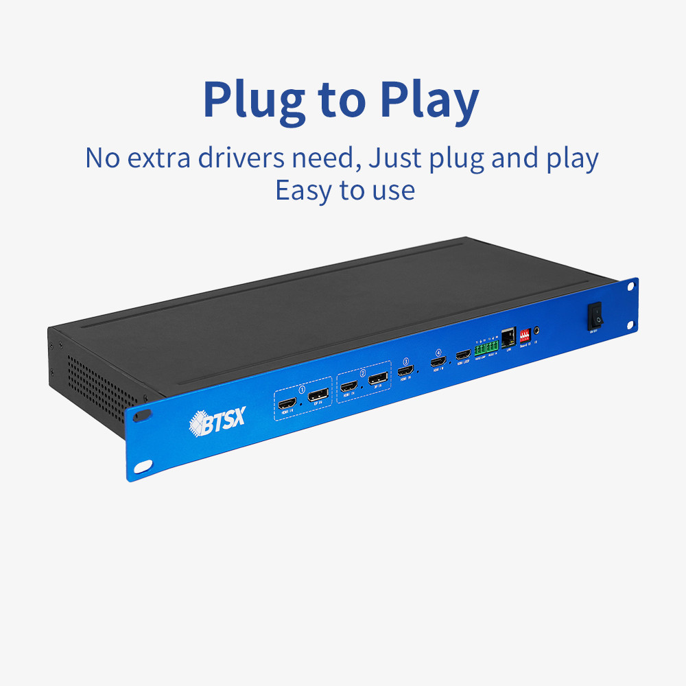 3*3 Multi-Screen Display for Video Conferencing | 4K60 HDMI Processor