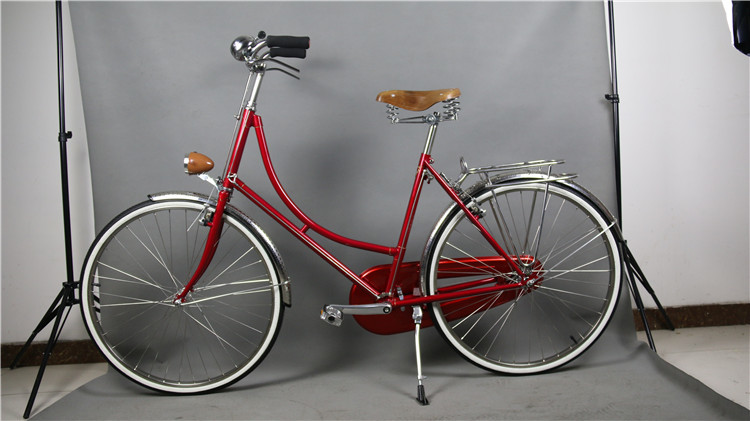 Cheap manufacturer price colorful hi-ten steel 26/28 size retro lady bicycle for sale