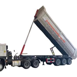 Quality 3 Axle Tipper Semi Trailer 60 Ton Dump Trailer Truck In Africa With Durable Design wholesale