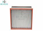 Heat Baked Oven High Temperature Air Filter For Pharmaceutical Automobile