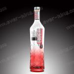 Crystal White Flint Custom Glass Bottle 750/1000 ML for Luxury Spirits