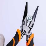 C1055 60CrV 8 Inch Insulated Long Nose Pliers Long Nose Clamp Pliers