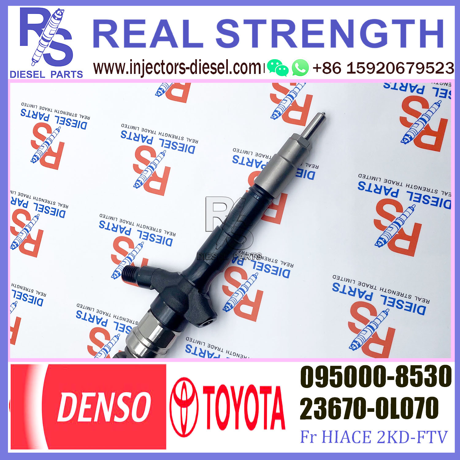 Fuel Diesel Injector Nozzles For Toyota Land Cruiser 23670-0L050 095000-8220 095000-8560