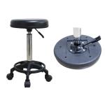PU Chair Black Round Cushion One-time Fermentation Molding Seat Bag 330mm