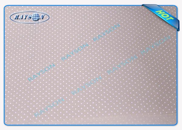 Full Color Range 100GSM Durable Anti Slip Furniture Non Woven Fabric with 2mm