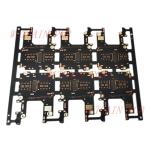 Black Solder Mask HDI PCB 6 Layer FR4 Material 0.6 MM Thickness