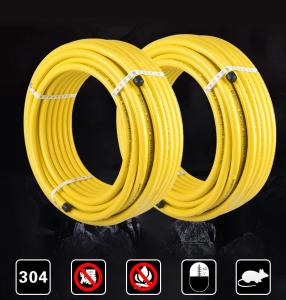 Quality DN15 Cooker Gas Hose , Flexible Stainless Steel Gas Pipe 50 Years Warranty wholesale