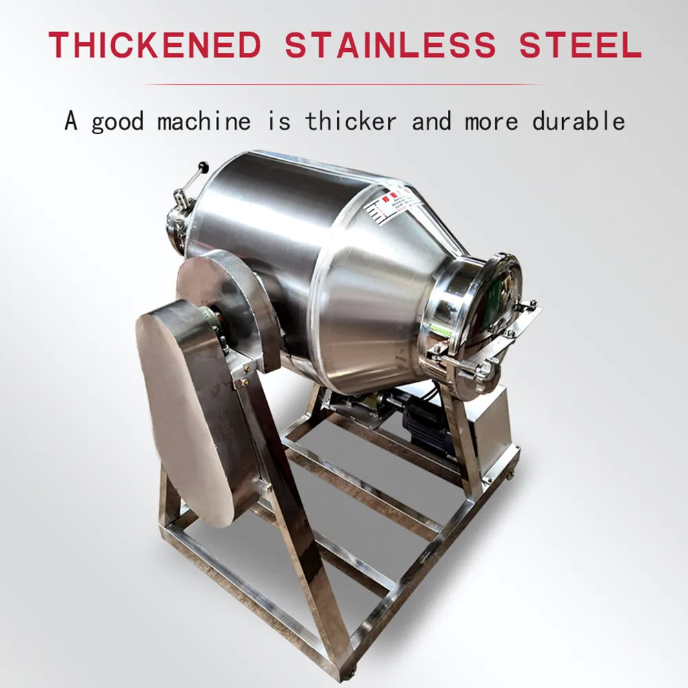 Stainless Steel Rotary Drum Mixer 360 Degree 100KG 200KG 2.2 KW