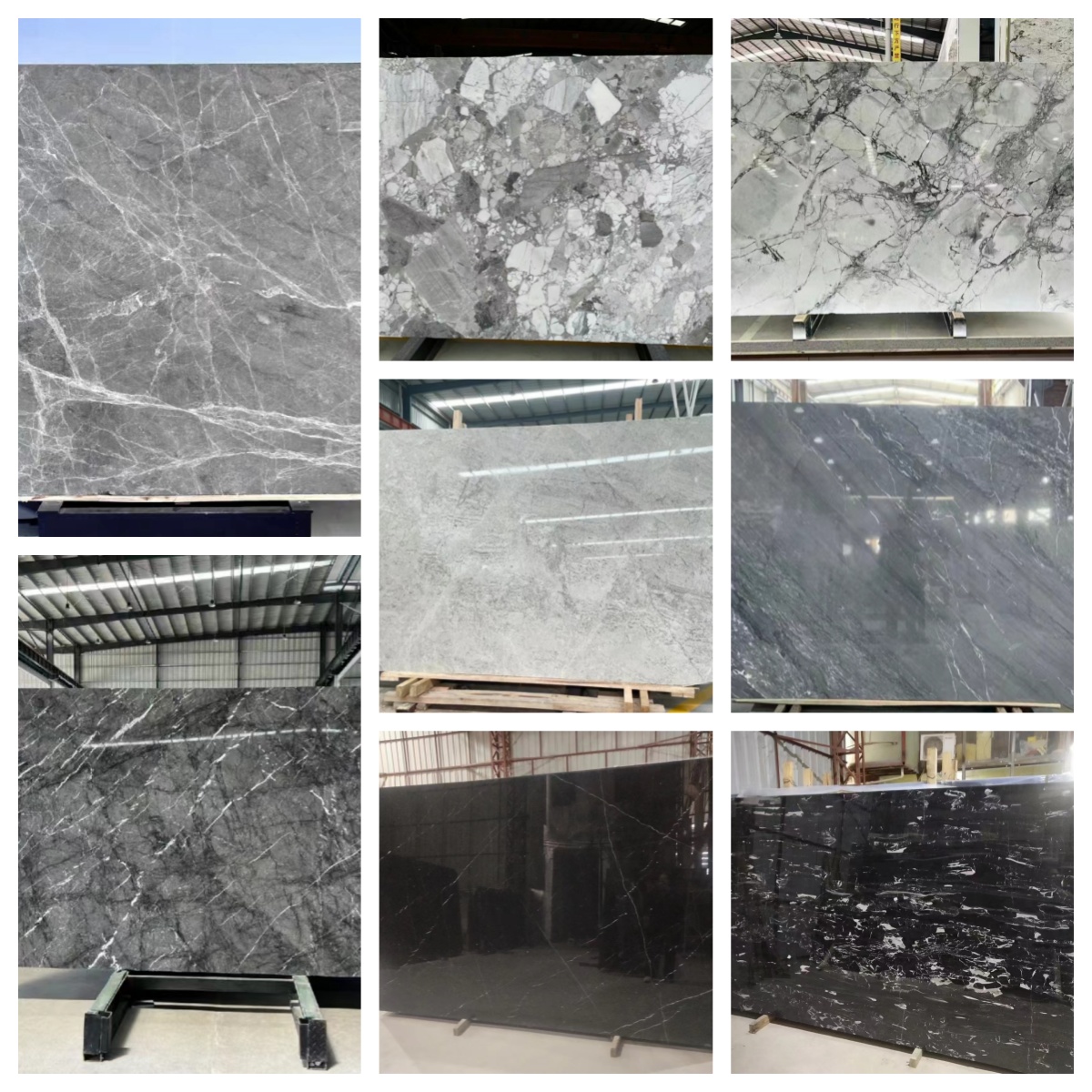 Snow Mountain White Marble Big Slab for Modern Design Dining Table Top Natural Stone