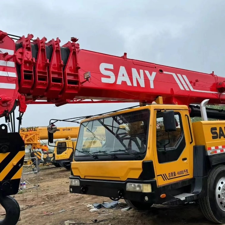 2021 Sany 80Ton STC800C7 Truck Crane 7-Section Arm Construction Lifting Equipment with Core Engine Used