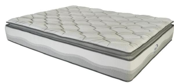 White Medium hardness luxury Euro top home/hotel bed independent pocket spring