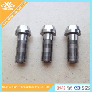 Quality Best Selling Pure Titanium Hex Socket Tapered Head MTB Bike Bolts wholesale