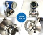 3A Sanitary Magnetic Hygienic Electromagnetic Flow Meter For Milk Beer Beverage