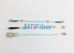 MU MTRJ Single Mode Patch Cord / Duplex Multimode Fiber Optic Cable