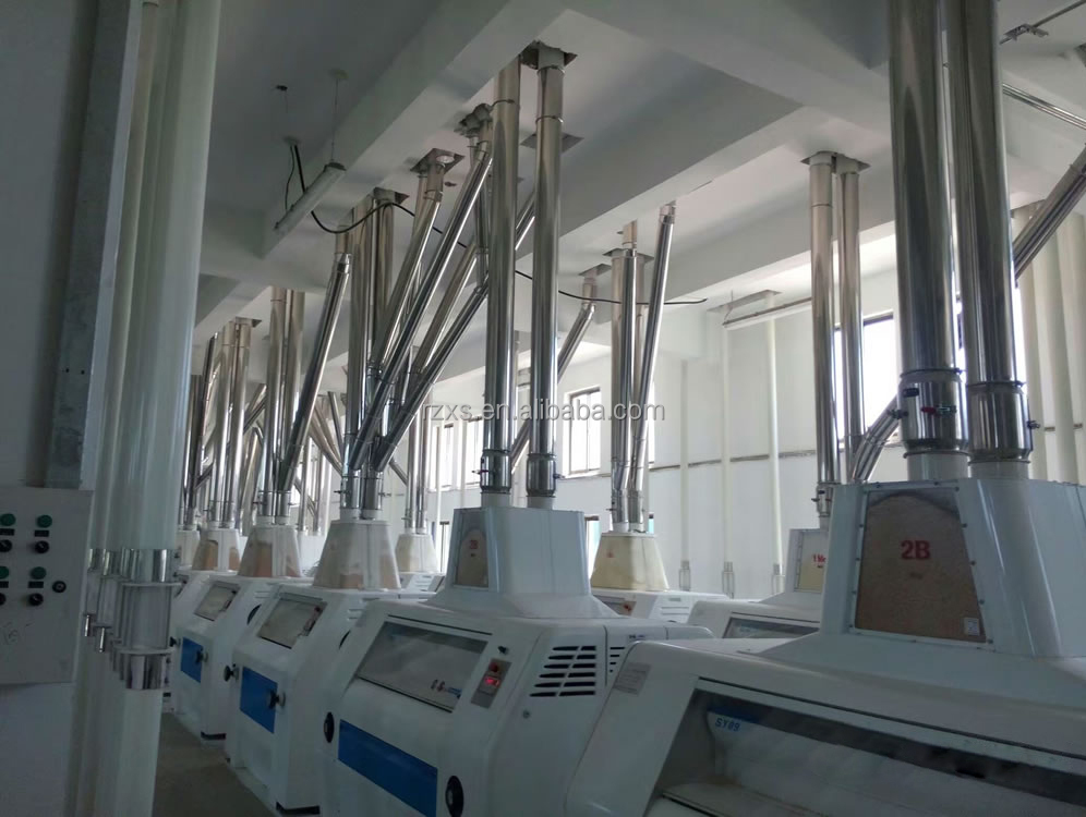 500000 KG auto wheat flour mill plant mini combined for wheat grinder at competitive
