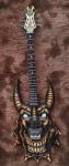 Custom Handcrafted Electric Guitar Colorful Painting COW Skull Head Hummbucker