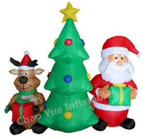 Quality 2015 Hot Sale LED Inflatable Christmas Tree Decorations for Christmas Holiday wholesale