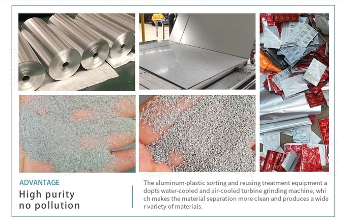 600mm Cutting Width Aluminum Plastic Separation Machine for Separating Metal And Non-metals