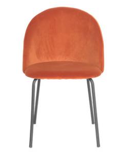 Quality Compact Ergonomic Orange Velvet Dining Room Chairs For Banquet wholesale