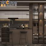 Maple Plywood Kitchen Cabinet Set with Wall Cabinet Affordable and Durable