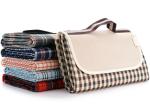 Red Checkered Picnic Blanket Sand Proof For Outdoor Family Party