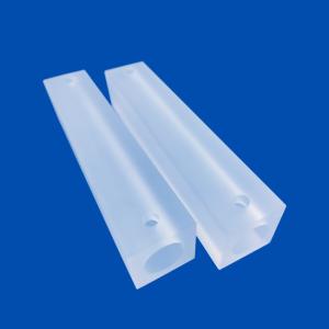 Quality Frosted Fused Silica Laser Cavity 99.99% Pure Quartz High Precision Parts wholesale