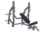 Commercial Adjustable Incline Bench Press Machine Three Layers Powder Coating