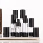 Electroplating Plastic Cosmetic Containers Vacuum Airless Eco Friendly ISO9001