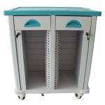 680MM 40CM Medical Equipment Trolley ABS Hospital Medical Trolley Manually Case