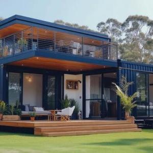 Quality Prefabricated Two Storey Container House Expandable Portable Homes wholesale