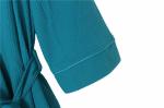 Daily Casual Stockpapa Blue Ladies Fleece Dressing Gowns 100% Polyester