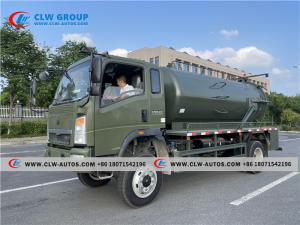 Quality HOWO 4X4 Off Road Sewer Vacuum Truck 8m3 wholesale