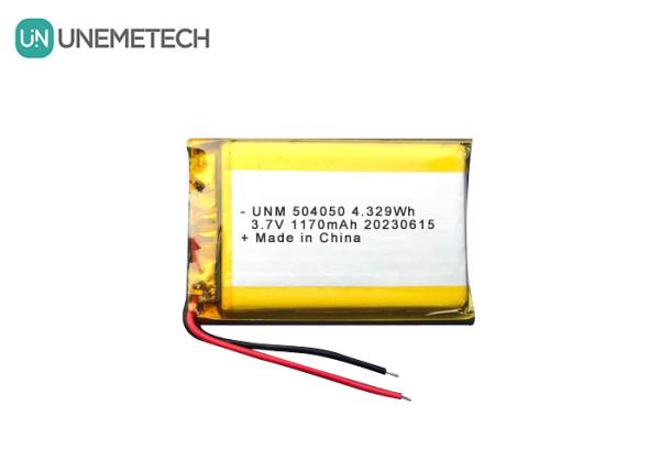 3.7V 1170mAh Seamless Intergration Lipo Rechargeable Battery 504050 For Power