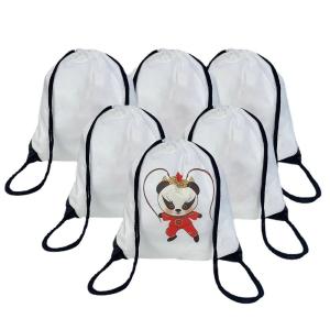 Quality Personalized Nonwoven Drawstring Sublimation Bag For Heat Transfer Printing wholesale