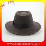 Vintage hot sale mid brim hats wholesale for ladies,100% Australia wool felt