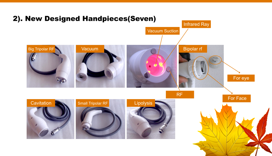 Radio Frequency Face Lifting Machine 28khz 33khz 40khz Cellulite Massager Body Sculpting Machine
