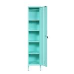 L Shaped Bedroom Single Door Steel Almirah , Light Weight Metal Storage Locker