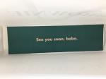 Personality Logo Fashion Shopping Bag / Kraft Paper Bags With Flat Cotton Handle