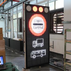 Quality 25mm Digital Motorway VMS Signs Traffic Safety Information Display wholesale